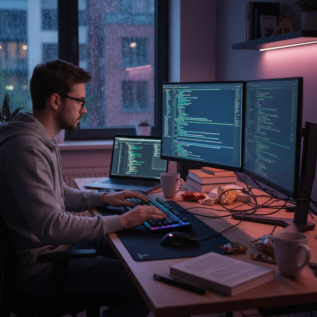 Software development illustration